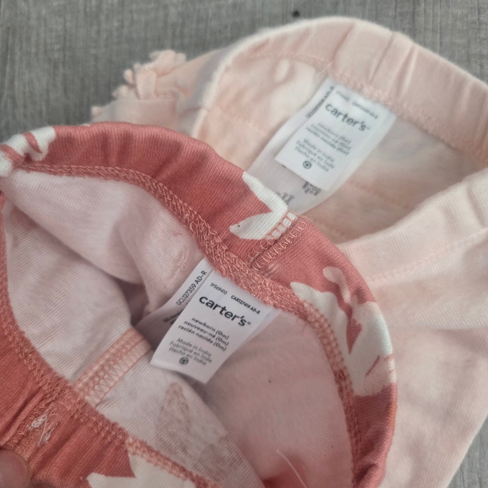 Carters Gerber Baby Girl Newborn Honest Company Bodysuit Sleeper Lot 26pc Bundle - Picture 5 of 11